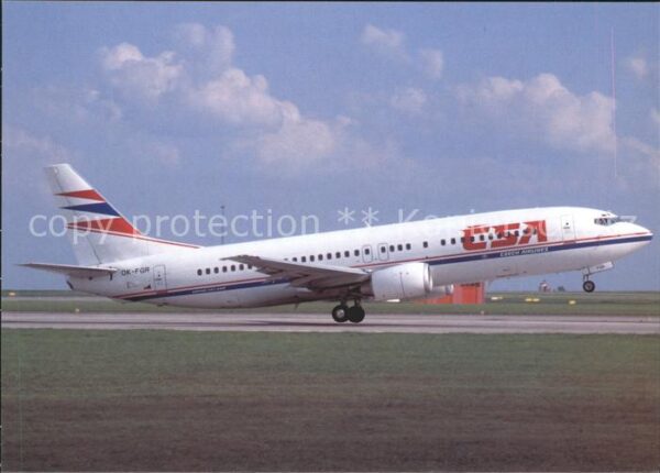Flugzeuge Zivil CSA Czech Airlines Boeing 737-45S OK-FG