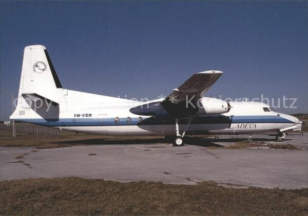 Flugzeuge Zivil Ladeca Fokker F27 YN-CER