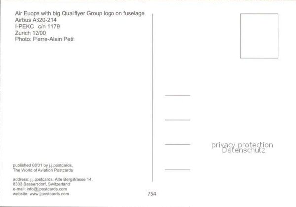 Flugzeuge Zivil Air Europe with big Qualiflyer Group lo – Bild 2