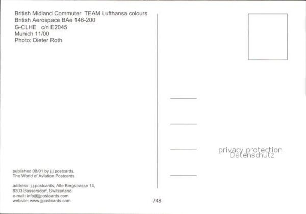 Flugzeuge Zivil British Midland Commuter Team Lufthansa – Bild 2