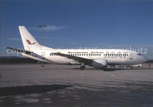 Flugzeuge Zivil MAT Macedonian Airlines Boeing 737-3H9