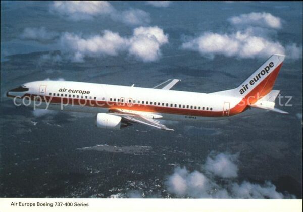 Flugzeuge Zivil Air Europe Boeing 737-400 Series