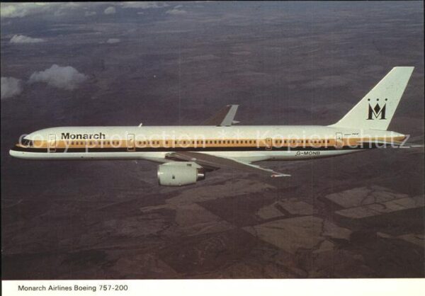 Flugzeuge Zivil Monarch Airlines Boeing 757-200 G-MONB