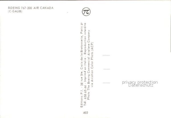 Flugzeuge Zivil Air Canada Boeing 767-200 – Bild 2