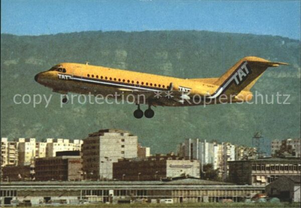 Flugzeuge Zivil TAT Fokker F.28