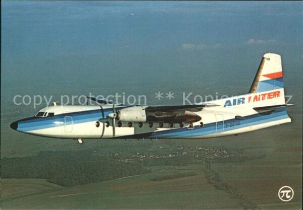 Flugzeuge Zivil Air Inter Fokker F 27-500 F-BPNB