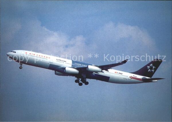 Flugzeuge Zivil SAS Air Canada Star Alliance A340-313 C