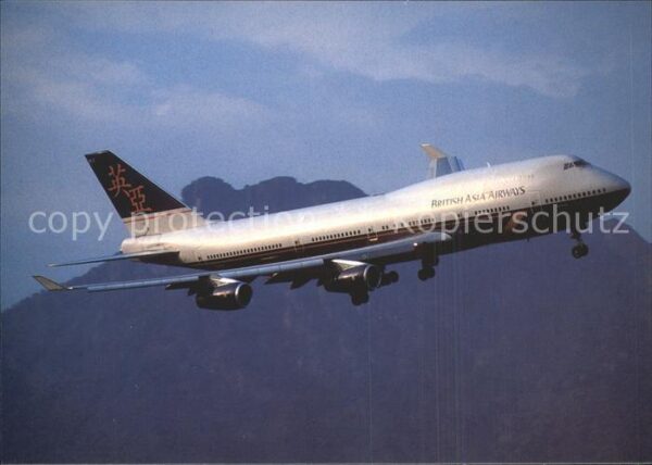 Flugzeuge Zivil British Asia Airways B747-436 G-BNLZ c/