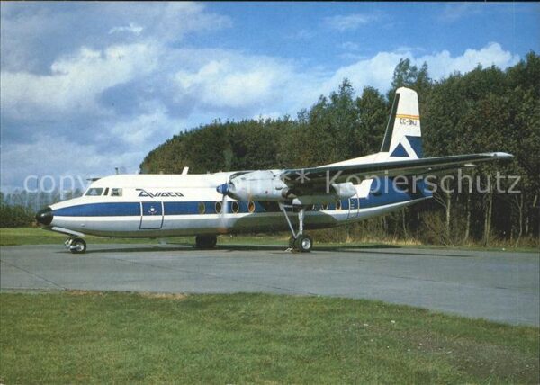 Flugzeuge Zivil Aviaco Fokker F27 Mk100 EC-BNJ