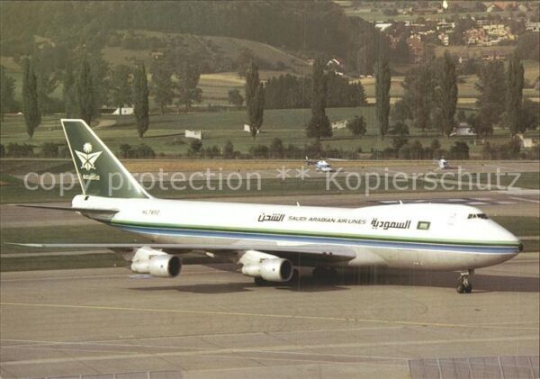 Flugzeuge Zivil Saudi Arabian Airlines Boeing 747-2B5F