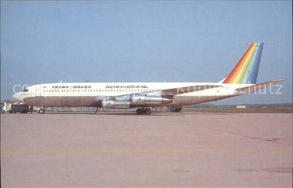 Flugzeuge Zivil Trans Brasil Aero Brasil Boeing B.707-3