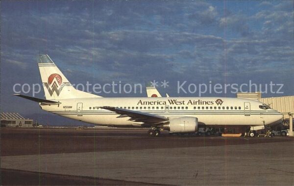 Flugzeuge Zivil America West Airlines Boeing 737-3G7 N1