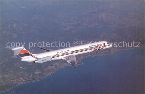 Flugzeuge Zivil SAA 03 OCT 81 Austrial McDonnell Dougla