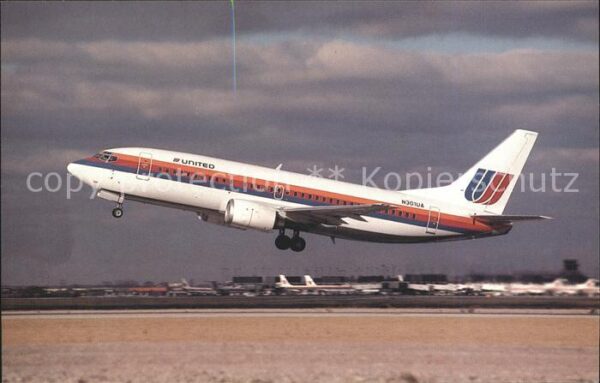 Flugzeuge Zivil United Airlines boeing 737-322 N301UA c