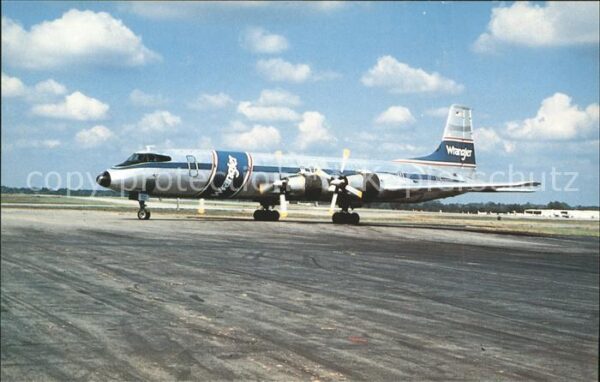 Flugzeuge Zivil Wrangler Aviation Canadaair CL-44D4-6 N