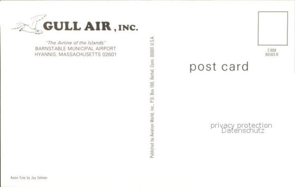 Flugzeuge Zivil Gull Air Island Airline N402GA – Bild 2