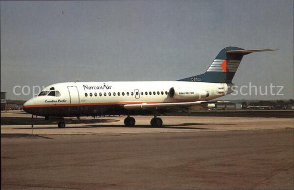 Flugzeuge Zivil Norcan Air fokker F.28-1000 C-GTUU c/n