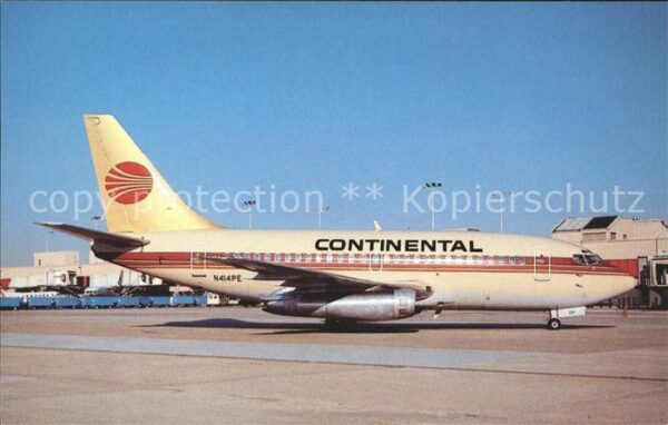 Flugzeuge Zivil Continental Airlines Boeing 737-130 N41
