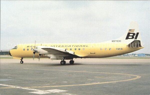 Flugzeuge Zivil Braniff International Lockheed L-188A E