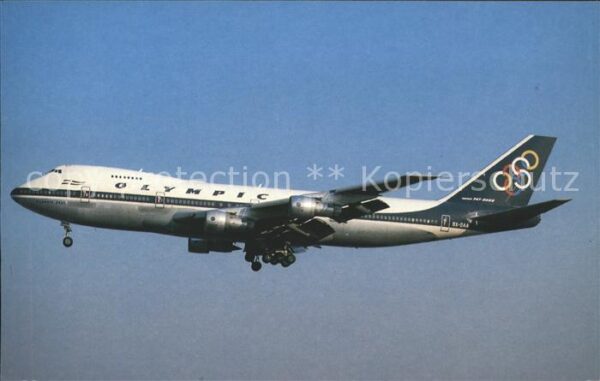 Flugzeuge Zivil Olympic Airways Boeing 747-284B SX-OAA