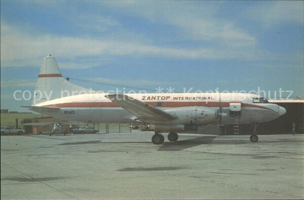 Flugzeuge Zivil Zahntop International Convair CV640 N34