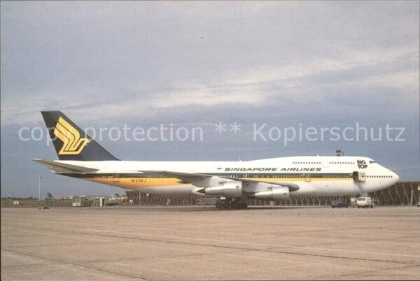 Flugzeuge Zivil Singapore Airlines Boeing 737 312 N123K