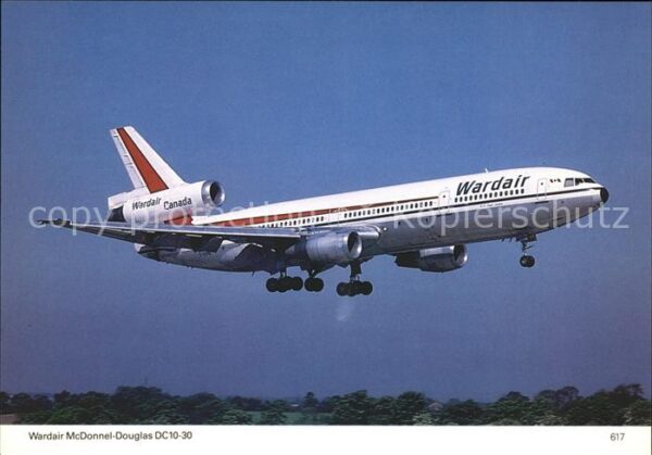Flugzeuge Zivil Wardair McDonnell Douglas DC10-30