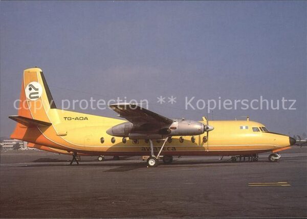 Flugzeuge Zivil Aviateca Fokker F27 MK200 TG-AOA