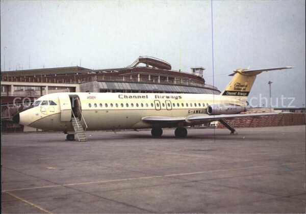 Flugzeuge Zivil Channel Airways G-AVGP BAC 1-11 408EF C