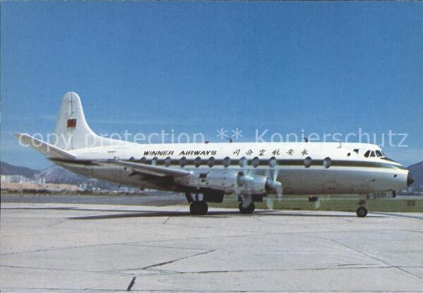 Flugzeuge Zivil Winner Airways Viscount V806 B 3001