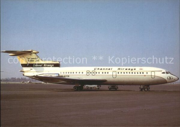 Flugzeuge Zivil Channel Airways Hawker Siddeley Trident