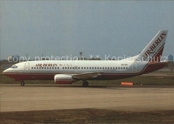 Flugzeuge Zivil Air Berlin USA Boeing 737-3YO N67AB
