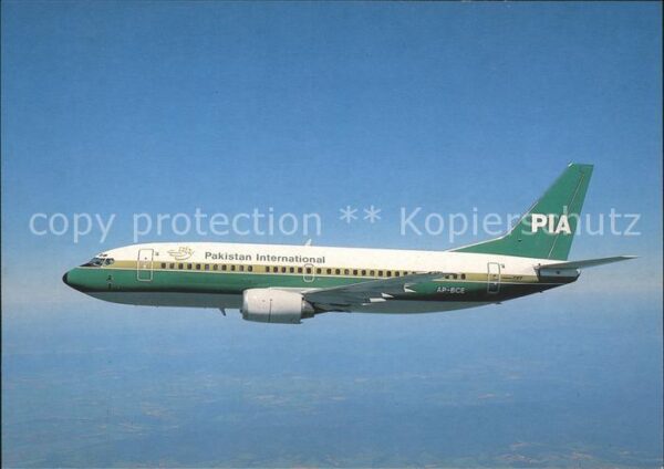 Flugzeuge Zivil Pakistan international Boeing 737-340 A
