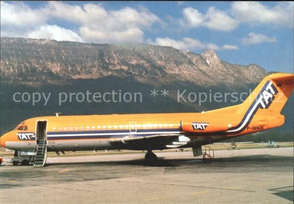 Flugzeuge Zivil T.A.T. Fokker 28-2000 F-GDUS