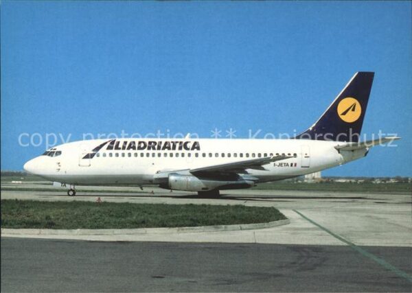 Flugzeuge Zivil Aliadriatica Boeing 737-229 Adv. I-JETA
