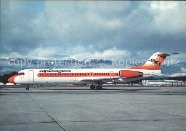 Flugzeuge Zivil Alpieagles Fokker 100 I-ALPK cn 11244
