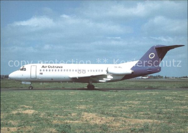 Flugzeuge Zivil Air Ostrava Fokker F28 Fellowship 4000