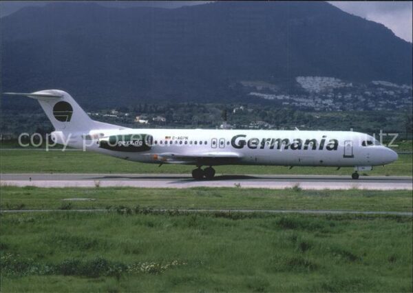 Flugzeuge Zivil Germania Fokker F-100 D-AGPN cn 11333