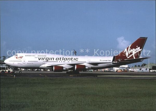 Flugzeuge Zivil Virgin Atlantic Boeing B747-443 G-VLIP
