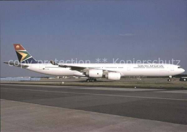Flugzeuge Zivil South African Airways Airbus 340-600 ZS
