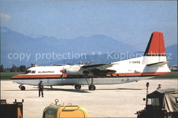 Flugzeuge Zivil Alisarda Fokker DF27 Douglas DC8 I-SARQ