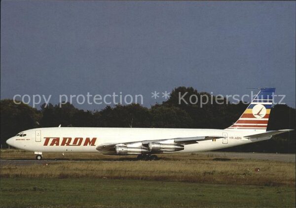 Flugzeuge Zivil Tarom Romania Boeing B.707-321C YR-ABN