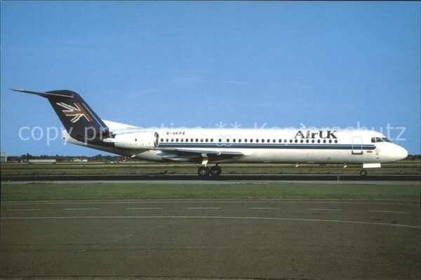 Flugzeuge Zivil Air UK Fokker 100 G-UFKE
