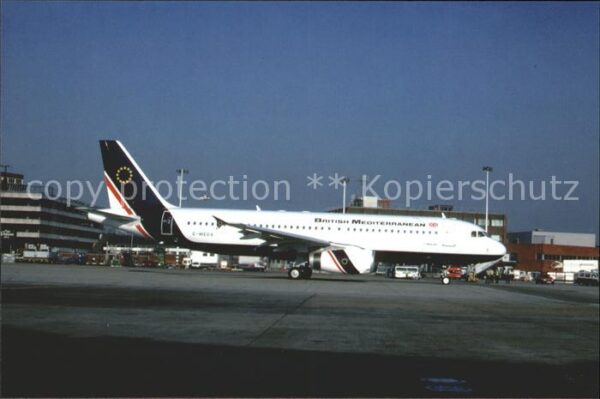 Flugzeuge Zivil British Mediterranean Airway A320-231 G