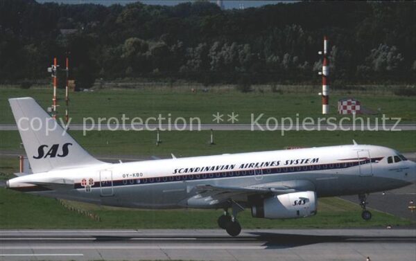 Flugzeuge Zivil SAS A319-131 OY-KBO Cn2850