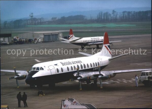 Flugzeuge Zivil British Airways Vickers Viscount VC-814
