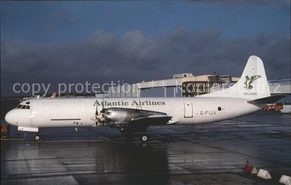 Flugzeuge Zivil Atlantic Airlines Lockheed L188A F Elec
