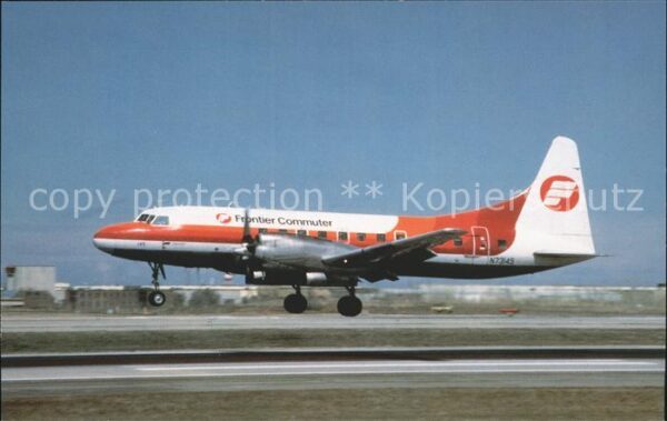 Flugzeuge Zivil Forntier Commuter Convair CV-580 N73145