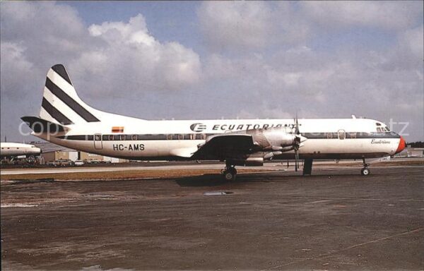 Flugzeuge Zivil Lockheed L.188A Electra HC-AMS c/n 1002