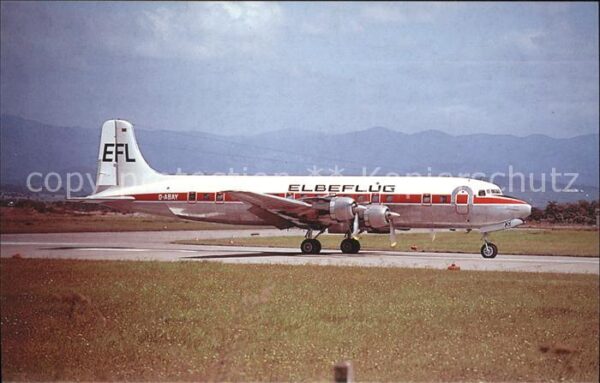 Flugzeuge Zivil McDouglas DC-6 D-ABAY c/n 44070 Elbeflu